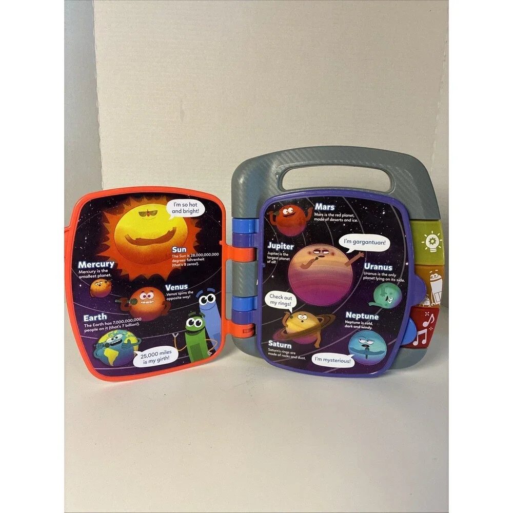 Fisher-Price StoryBots Songbook Electronic Book Lights Music - Space & Dinosaur